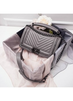 NEW FASHION CHAIN CHEVRON WOMEN BAG